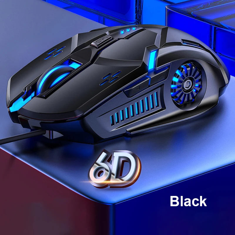 Souris Gaming G5 RGB — 6 Boutons Silencieux, 6 Coloris au Choix