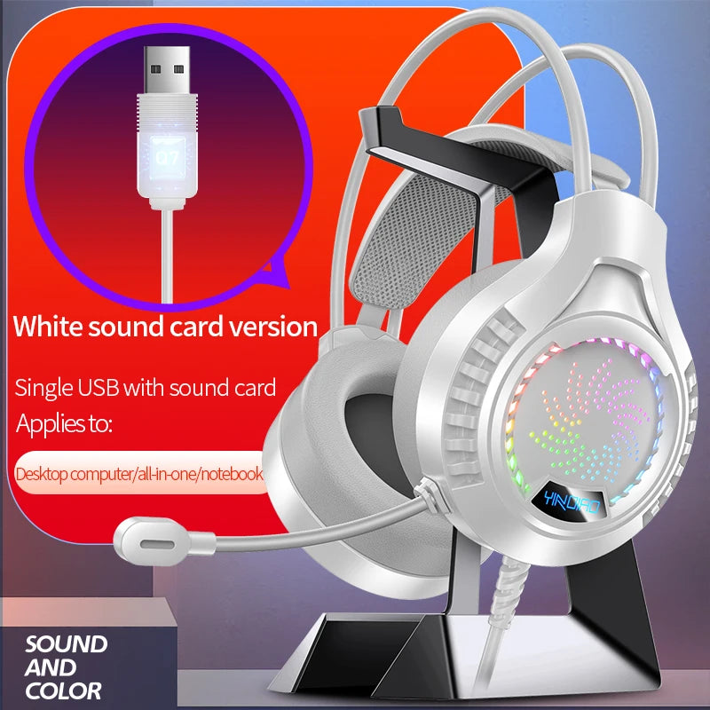 Casque Gaming RGB 7.1 — Son Surround & Micro HD