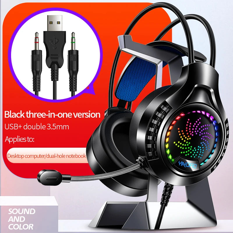 Casque Gaming RGB 7.1 — Son Surround & Micro HD