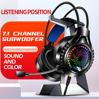 Casque Gaming RGB 7.1 — Son Surround & Micro HD