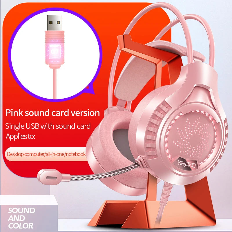 Casque Gaming RGB 7.1 — Son Surround & Micro HD