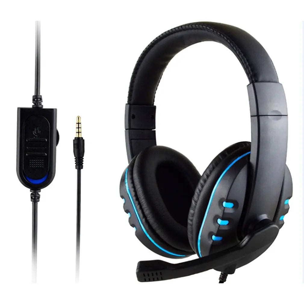 Casque Gaming & Musique Filaire 3.5mm — Micro HD, PS4/PC, 2 Coloris