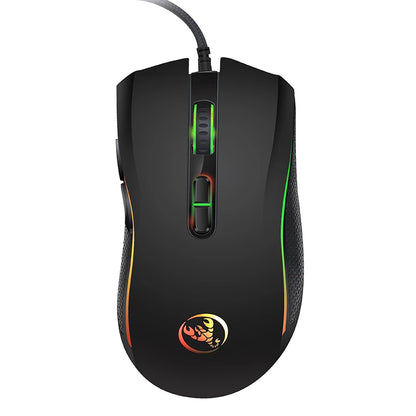 Souris Gaming Filaire LED — 7 Boutons 3200 DPI