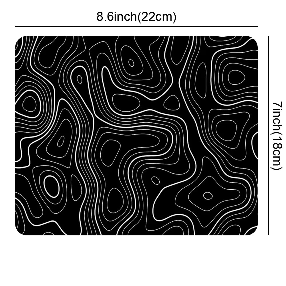 Tapis de Souris Gaming Large — Bords Cousu, Base Antidérapante, 5 Tailles