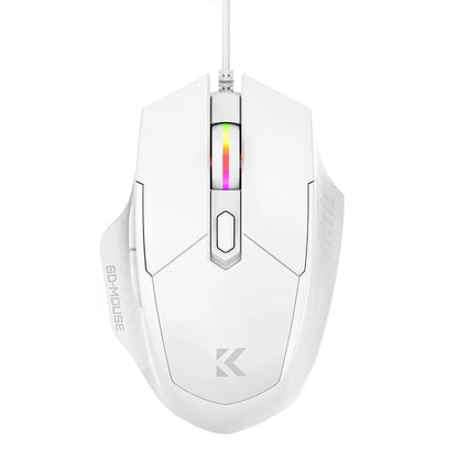Souris Gaming Filaire Silencieuse RGB — 6 Boutons 7200 DPI