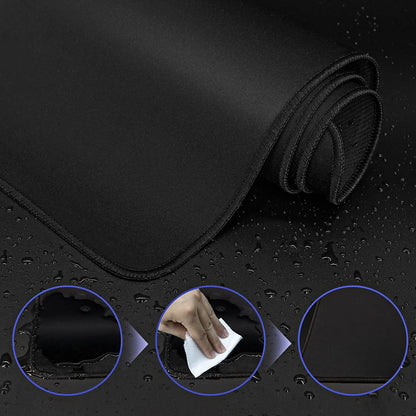Tapis de Souris Gaming XXL Noir — 7 Tailles, Base Antidérapante
