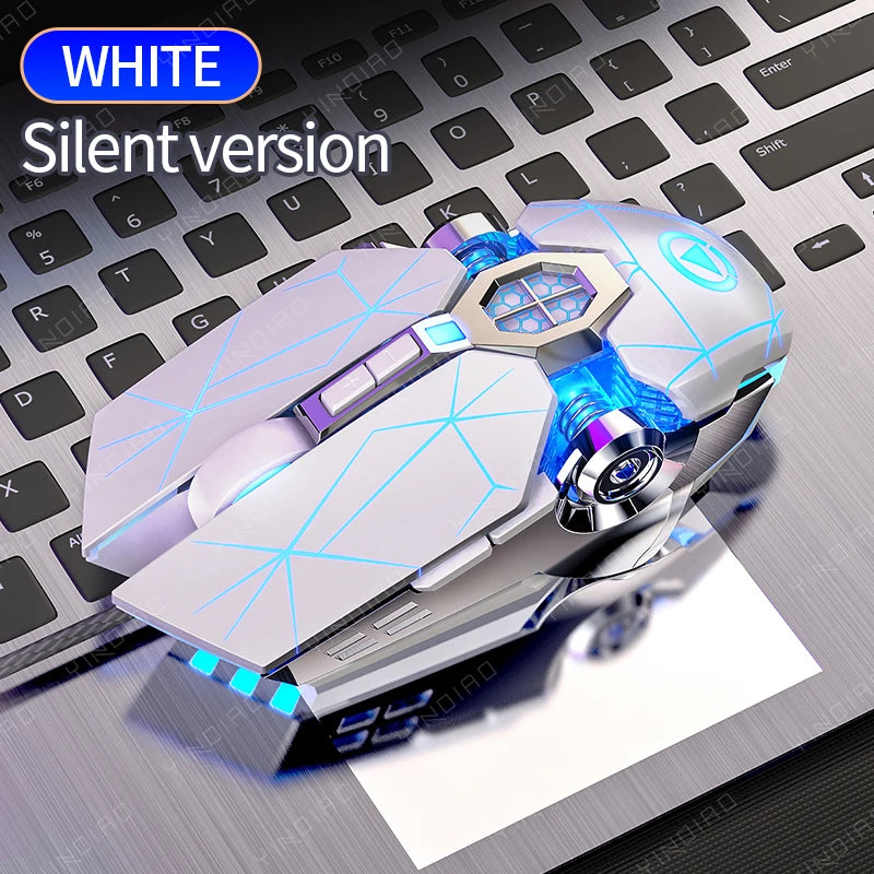 Souris Gaming Ergonomique RGB — Filaire & Silencieuse