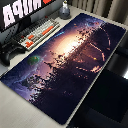 Tapis de Souris Gaming Anime Espace XXL — Système Solaire, 10 Designs, 5 Tailles