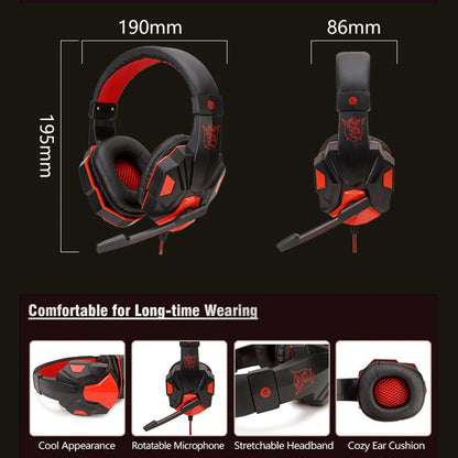 Casque Gaming Filaire Bass Stéréo — PS4, Xbox, Switch, PC, 3 Coloris