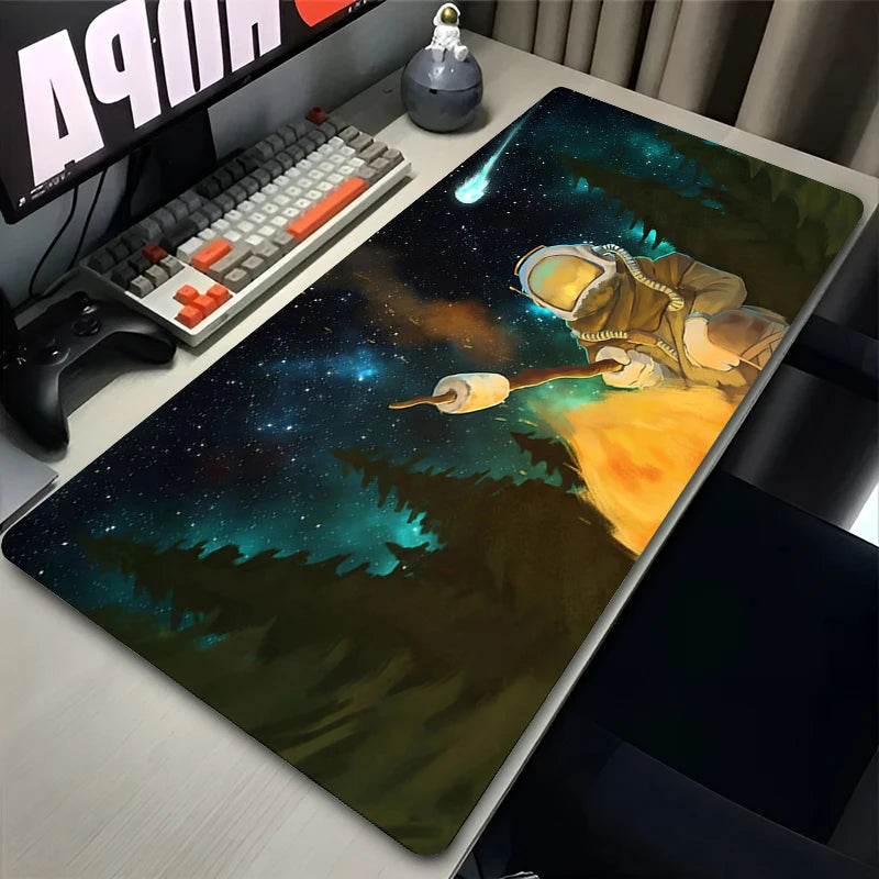 Tapis de Souris Gaming Anime Espace XXL — Système Solaire, 10 Designs, 5 Tailles