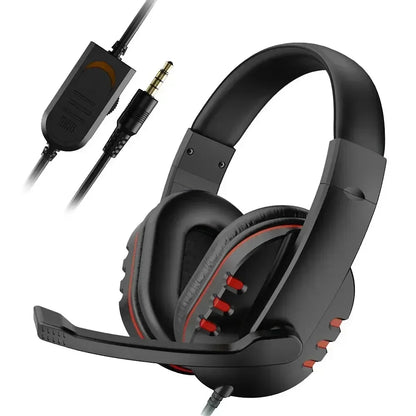 Casque Gaming Filaire 3.5mm — Micro HD, Compatible PS4/PC, 2 Coloris