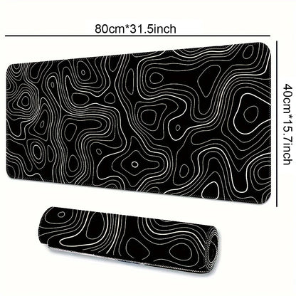 Tapis de Souris Gaming Large — Bords Cousu, Base Antidérapante, 5 Tailles