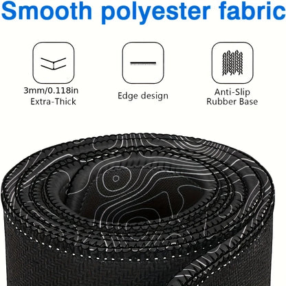 Tapis de Souris Gaming Large — Bords Cousu, Base Antidérapante, 5 Tailles