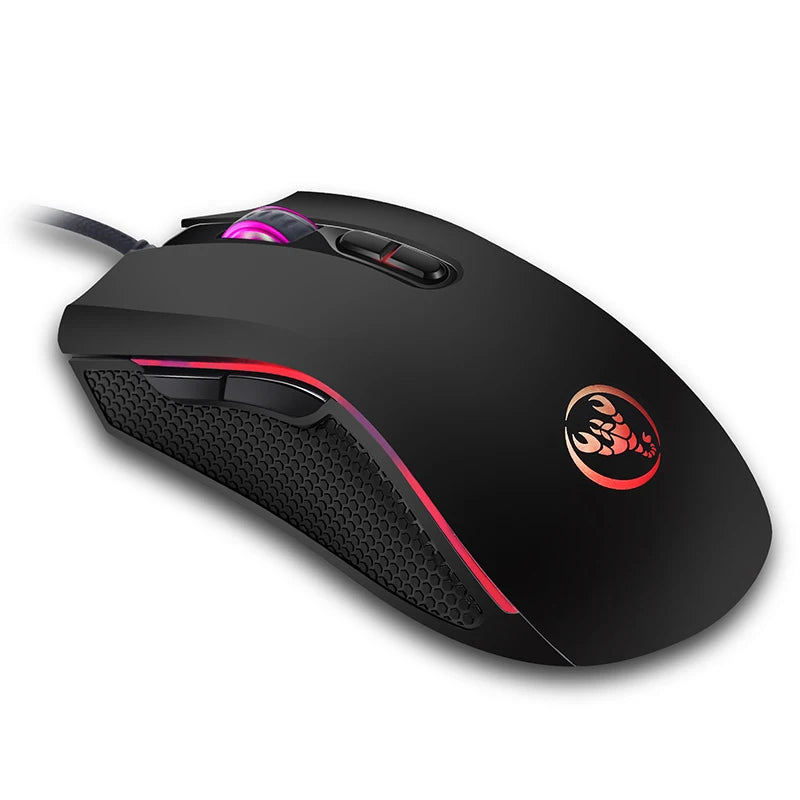 Souris Gaming Filaire LED — 7 Boutons 3200 DPI