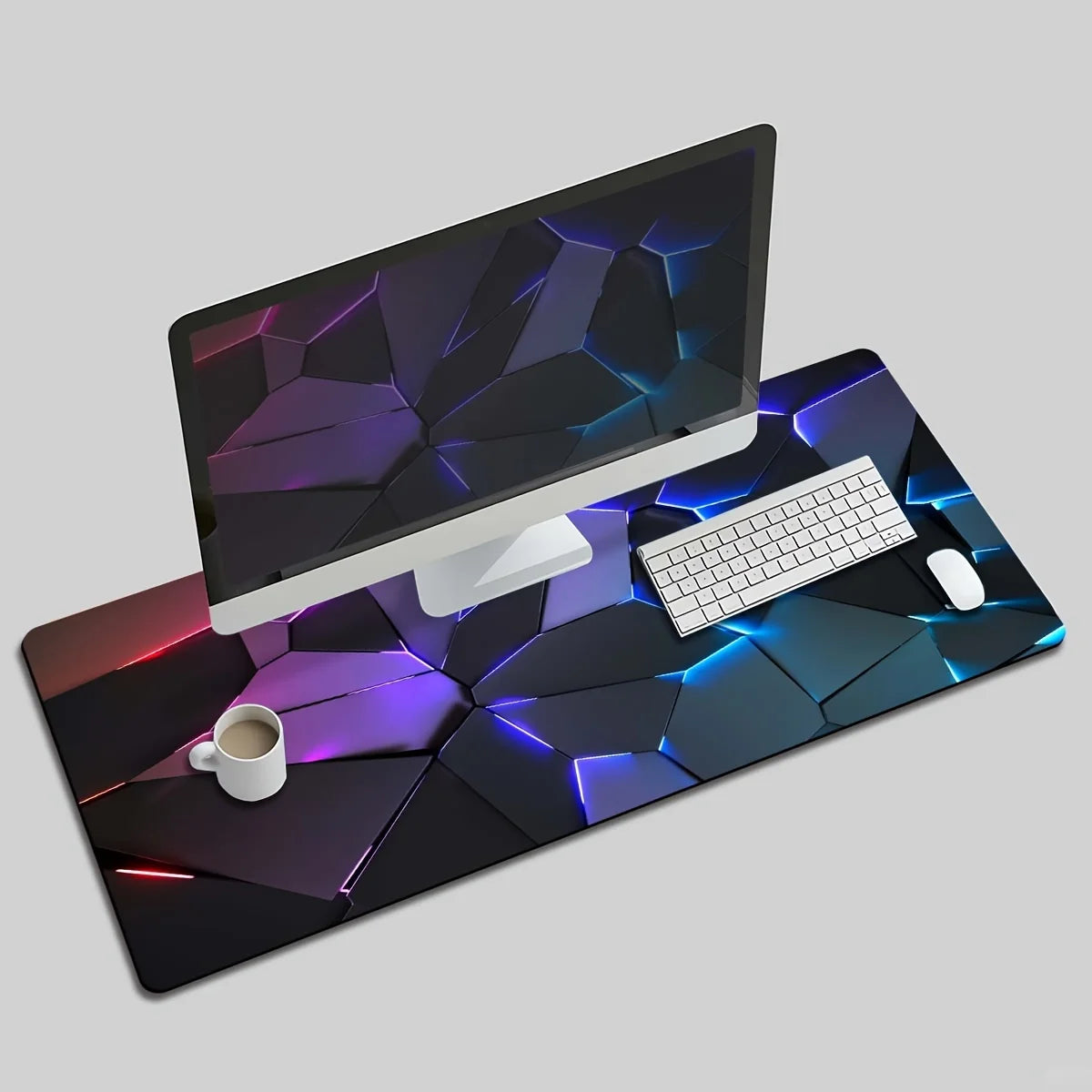 Tapis de Souris Gaming Line Geometry — Design Géométrique, 2 Styles, 10 Tailles