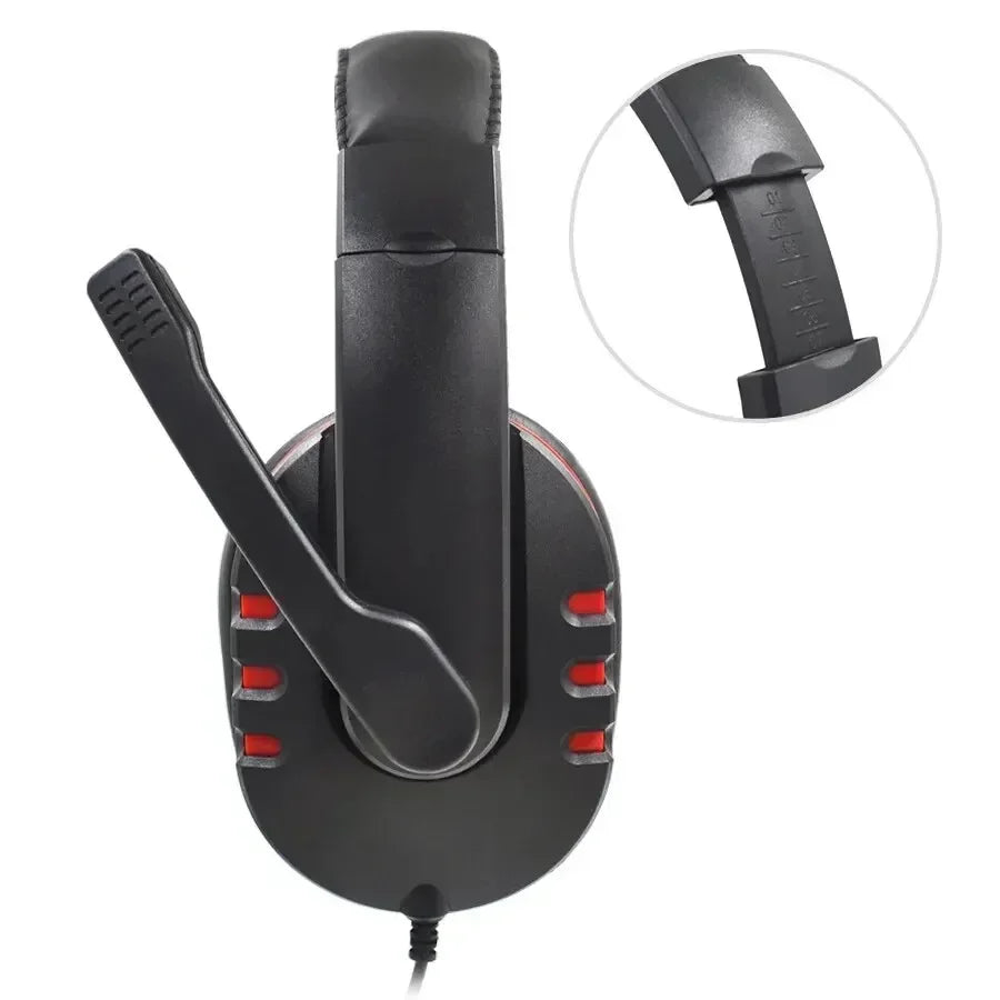Casque Gaming Filaire 3.5mm — Micro HD, Compatible PS4/PC, 2 Coloris