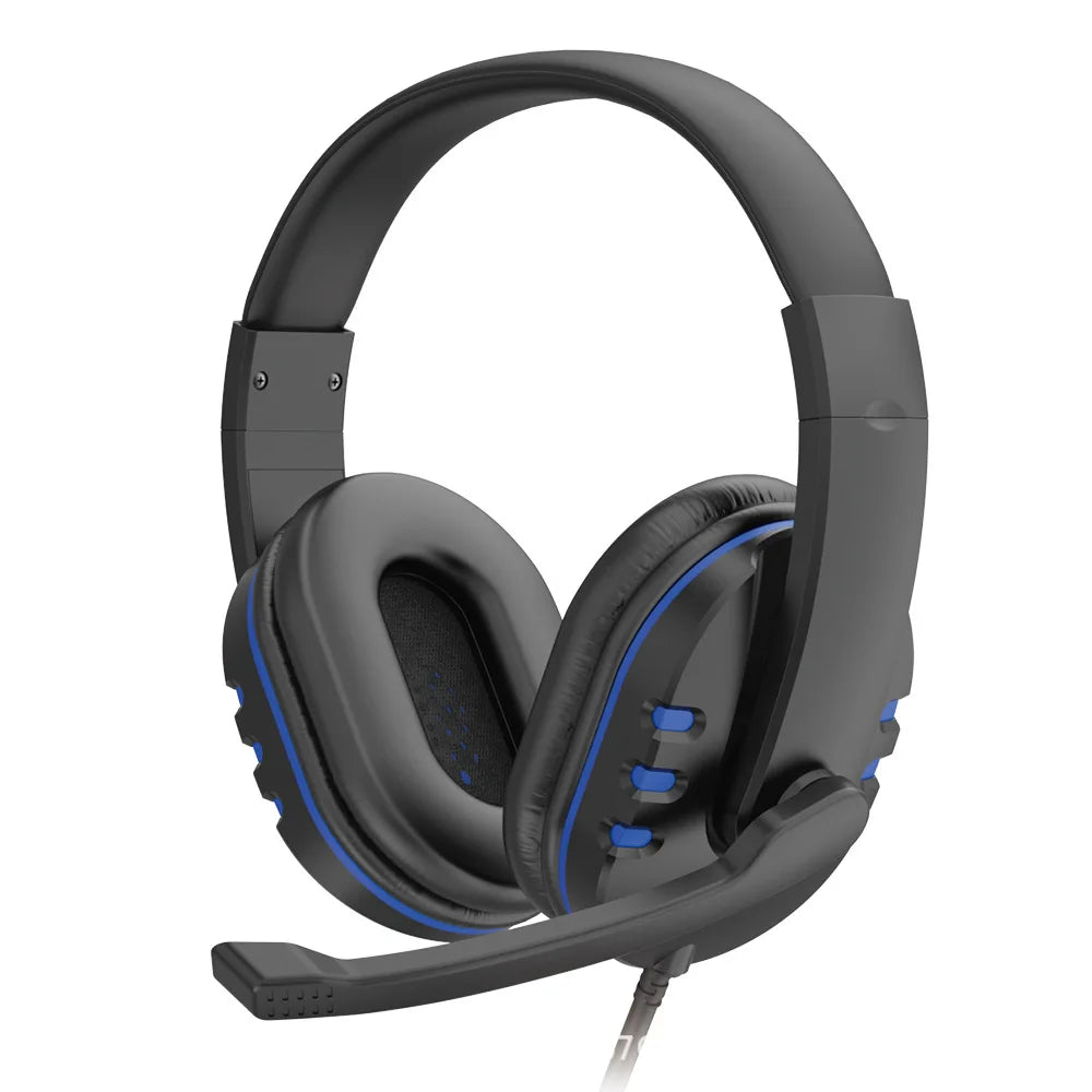 Casque Gaming & Musique Filaire 3.5mm — Micro HD, PS4/PC, 2 Coloris