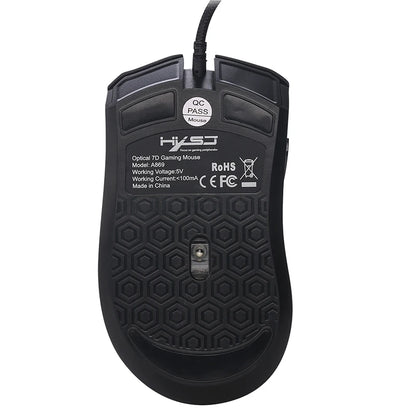 Souris Gaming Filaire LED — 7 Boutons 3200 DPI