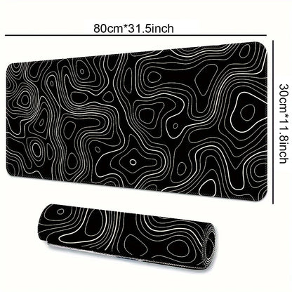Tapis de Souris Gaming Large — Bords Cousu, Base Antidérapante, 5 Tailles