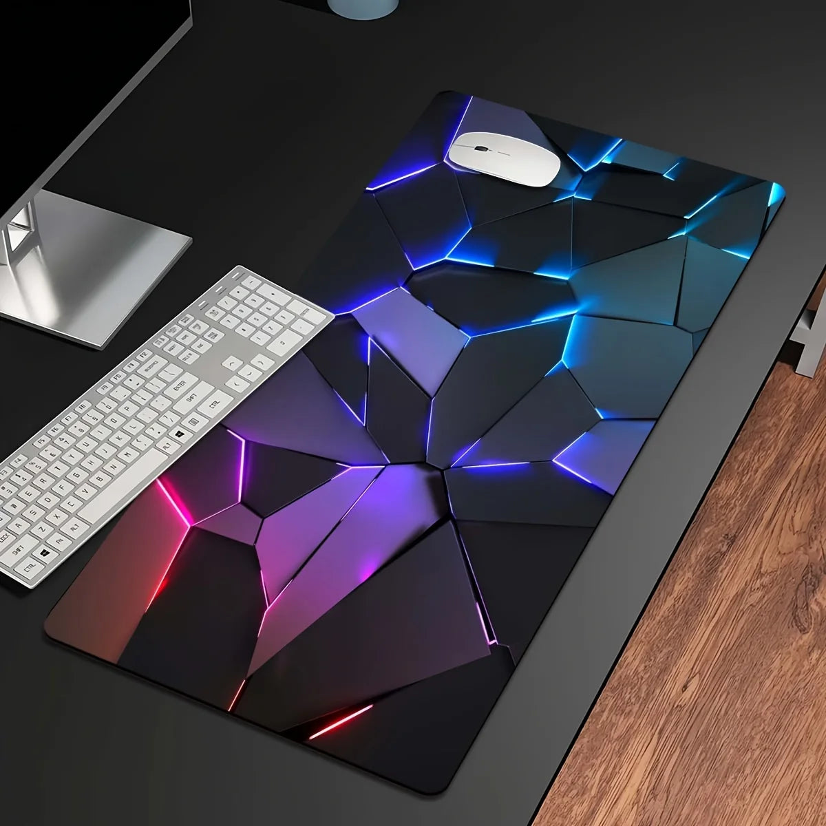 Tapis de Souris Gaming Line Geometry — Design Géométrique, 2 Styles, 10 Tailles