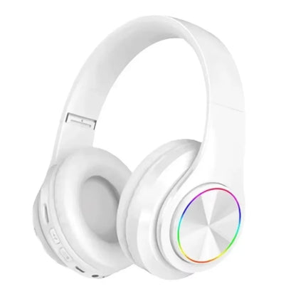 Casque Gaming Bluetooth Surround — Son HIFI, Lumières RGB, Micro, 4 Coloris