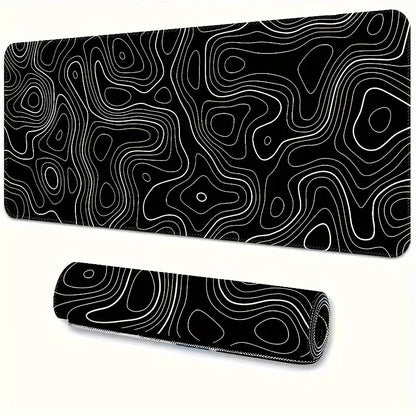 Tapis de Souris Gaming Large — Bords Cousu, Base Antidérapante, 5 Tailles