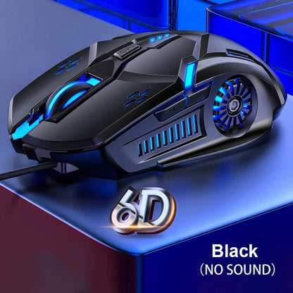 Souris Gaming G5 RGB — 6 Boutons Silencieux, 6 Coloris au Choix