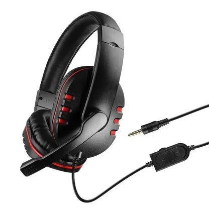 Casque Gaming Filaire 3.5mm — Micro HD, Compatible PS4/PC, 2 Coloris