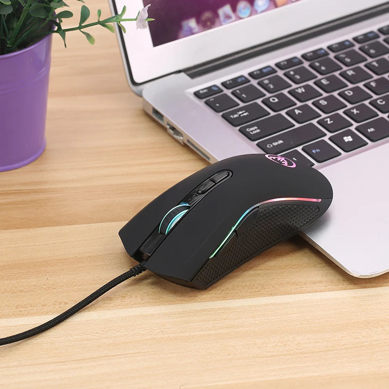 Souris Gaming Filaire LED — 7 Boutons 3200 DPI