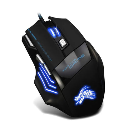 Souris Gaming Filaire RGB — 7 Boutons 5500 DPI
