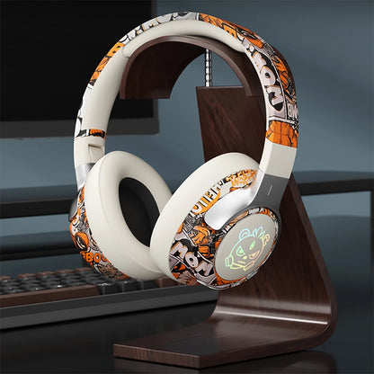 Casque Gaming Bluetooth 5.3 RGB — Sans Fil, Micro Anti-Bruit, 3 Coloris