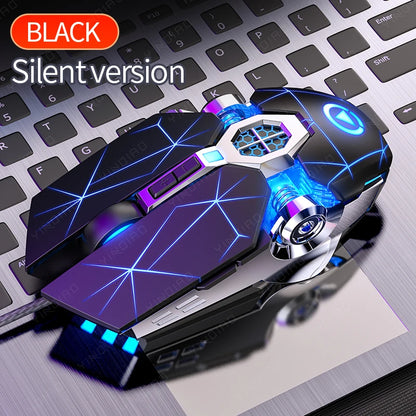 Souris Gaming Ergonomique RGB — Filaire & Silencieuse