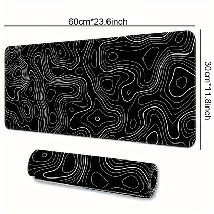 Tapis de Souris Gaming Large — Bords Cousu, Base Antidérapante, 5 Tailles