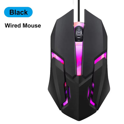 Souris Gaming Sans Fil RGB — Bluetooth 5.2 & 2.4G, 6 Boutons Silencieux