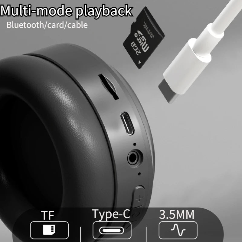 Casque Gaming HIFI M5 — Bluetooth 5.3, Pliable, 8-10h, 4 Coloris