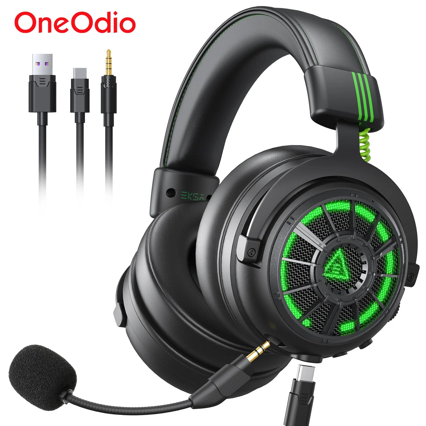 Casque Gaming Pro 7.1 Surround — Micro ENC, USB/Type-C/3.5mm, PS4/PS5/Xbox/PC