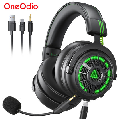 Casque Gaming Pro 7.1 Surround — Micro ENC, USB/Type-C/3.5mm, PS4/PS5/Xbox/PC