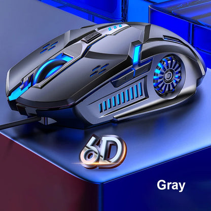 Souris Gaming G5 RGB — 6 Boutons Silencieux, 6 Coloris au Choix