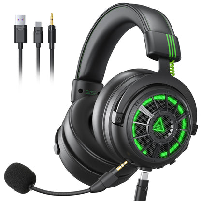 Casque Gaming Pro 7.1 Surround — Micro ENC, USB/Type-C/3.5mm, PS4/PS5/Xbox/PC
