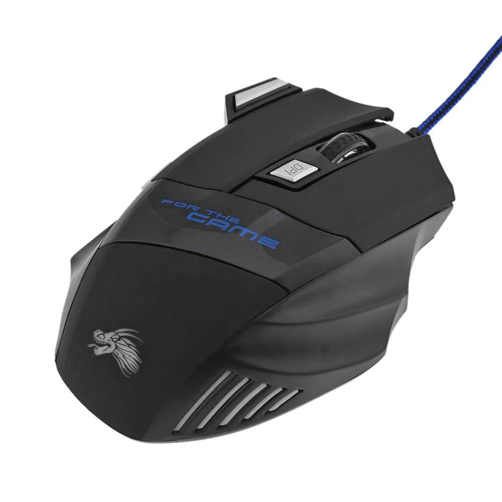 Souris Gaming Filaire RGB — 7 Boutons 5500 DPI
