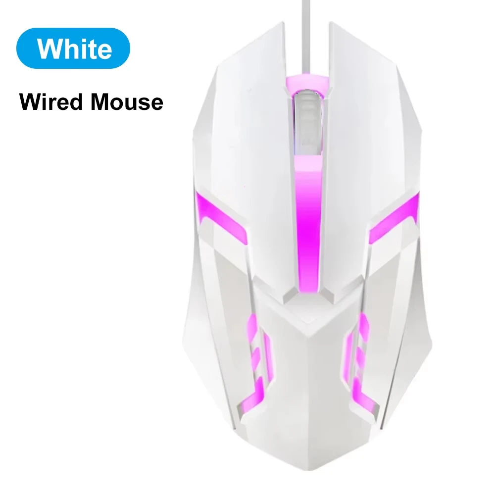 Souris Gaming Sans Fil RGB — Bluetooth 5.2 & 2.4G, 6 Boutons Silencieux