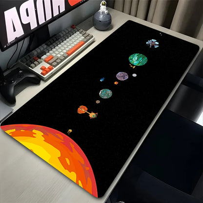 Tapis de Souris Gaming Anime Espace XXL — Système Solaire, 10 Designs, 5 Tailles