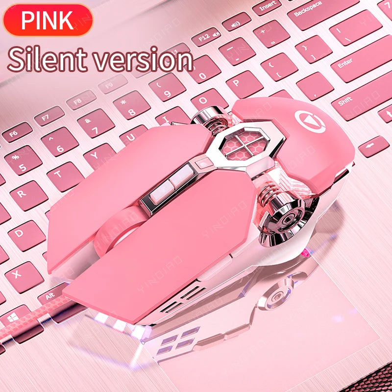 Souris Gaming Ergonomique RGB — Filaire & Silencieuse