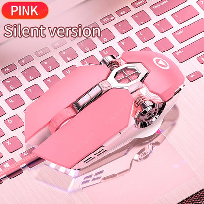 Souris Gaming Ergonomique RGB — Filaire & Silencieuse
