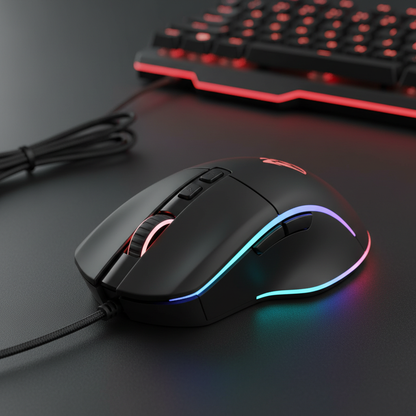 Souris Gaming Filaire RGB 7 Boutons 5500 DPI