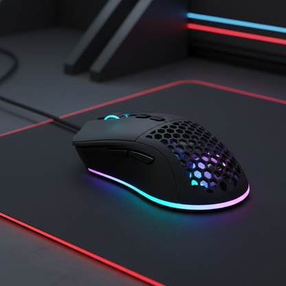 Souris Gaming Ergonomique RGB Filaire